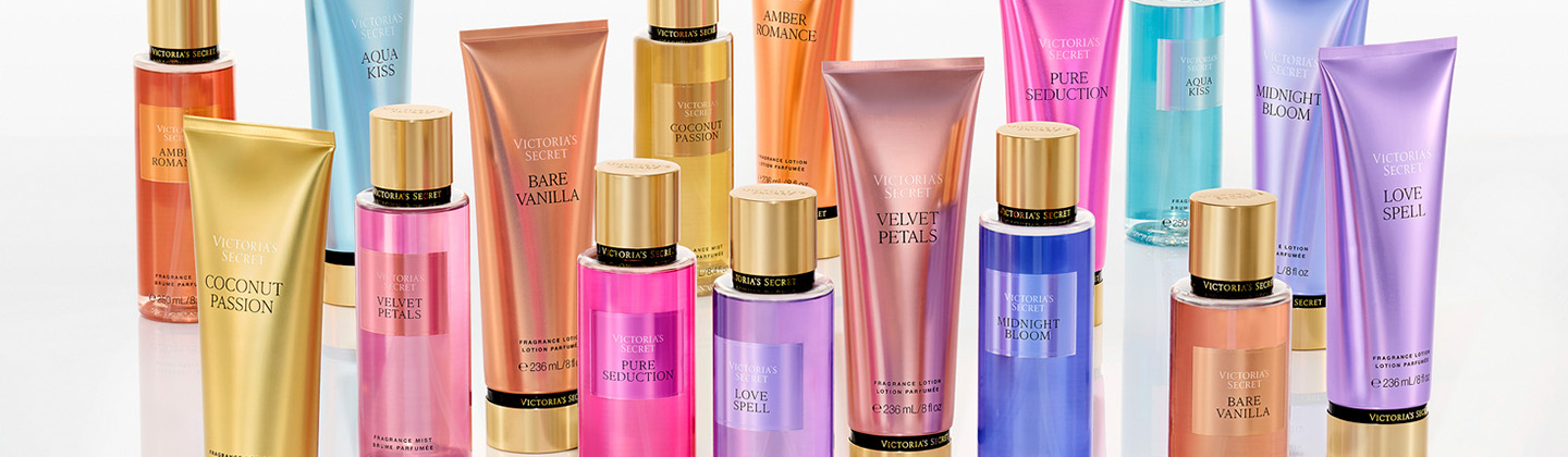 Selection of Victoria's Secret products