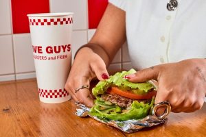 Wrap it up with Five Guys and Coca-Cola Zero Sugar