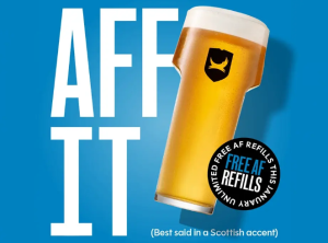 Brewdog | Free refills on AF beer