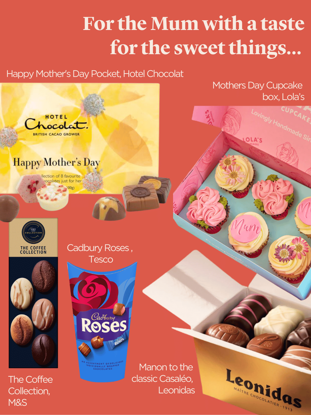 Mothers day gift guide for the Mum with a Taste for the Sweet Things