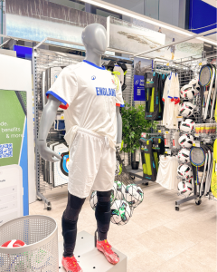 Decathlon at Ealing Broadway England football kit