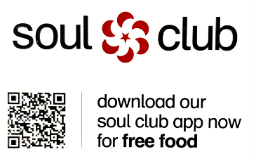 Soul club logo and qr code