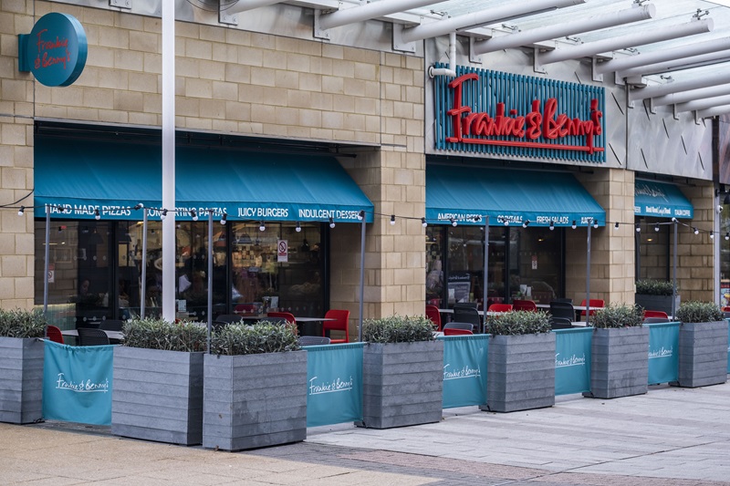 Frankie and bennys at glasgow