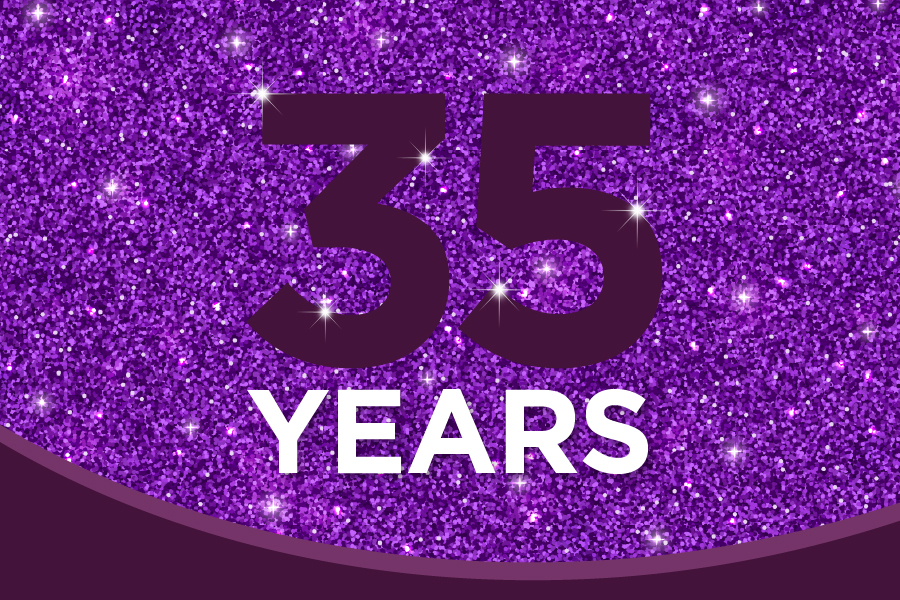 Text says '35 Years'