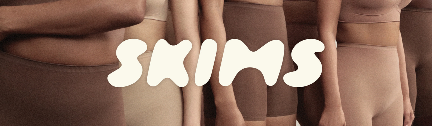 he image is a thumbnail, likely for a video or article, and appears to be related to the popular brand Skims, which was co-founded by Kim Kardashian. Skims is known for its inclusive sizing and wide range of neutral shades in its shapewear, loungewear, and intimates.