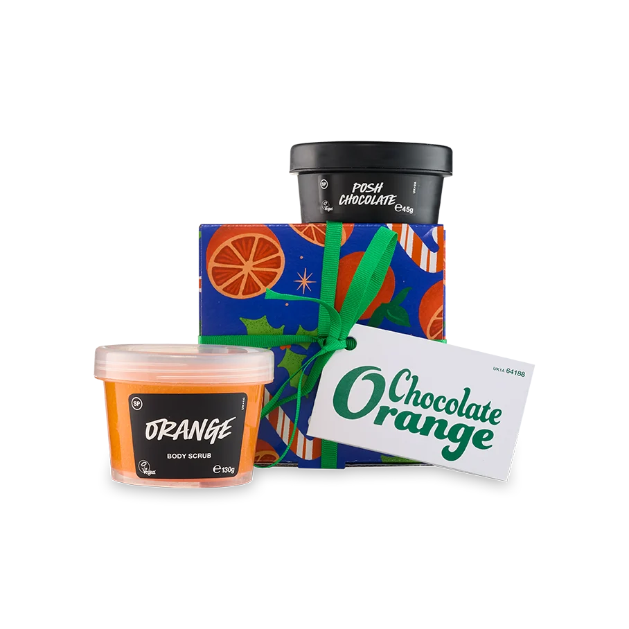 Chocolate Orange gift, £16.50 / €20 Indulge in chocolate orange heaven with these two popular all-year-round products – a little zesty, a little chocolatey, and all for you.