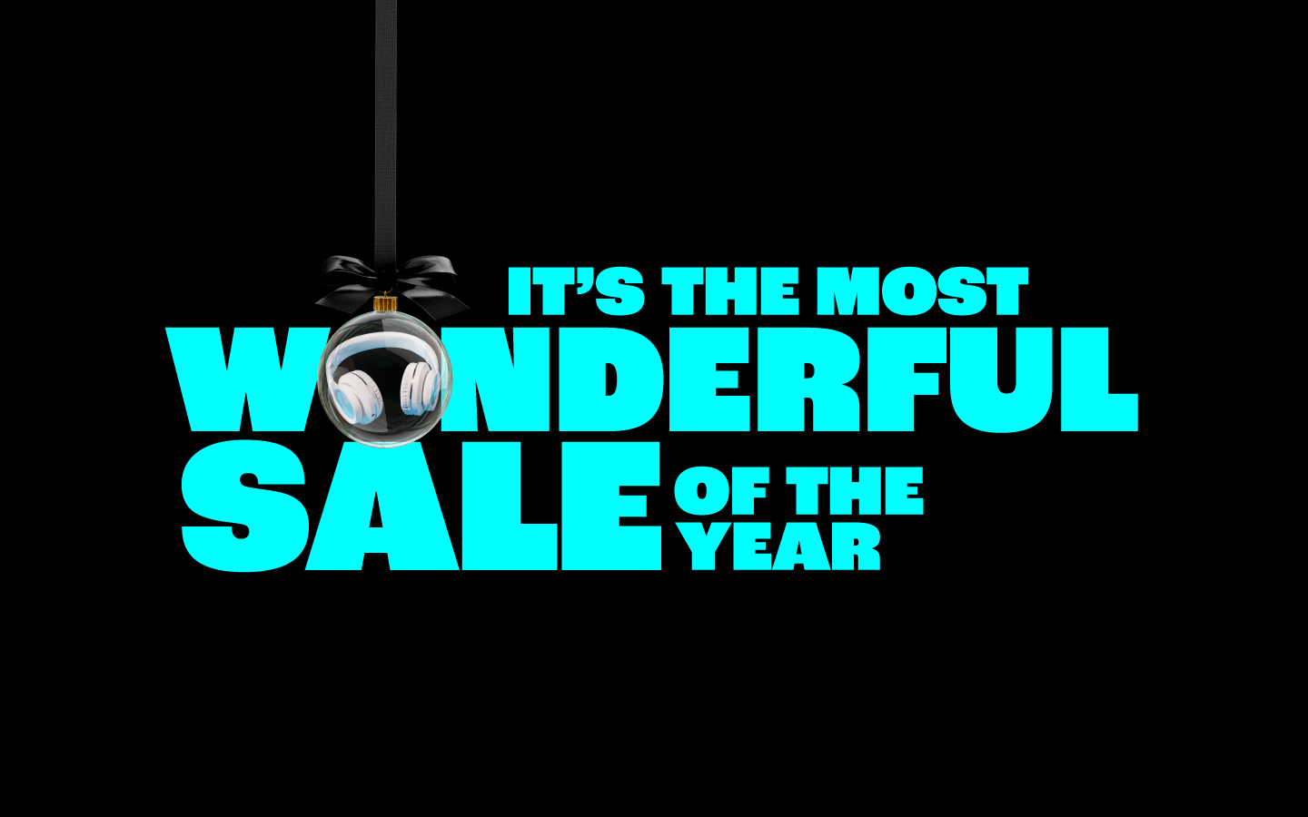 Text says 'It's the most wonderful sale of the year'.