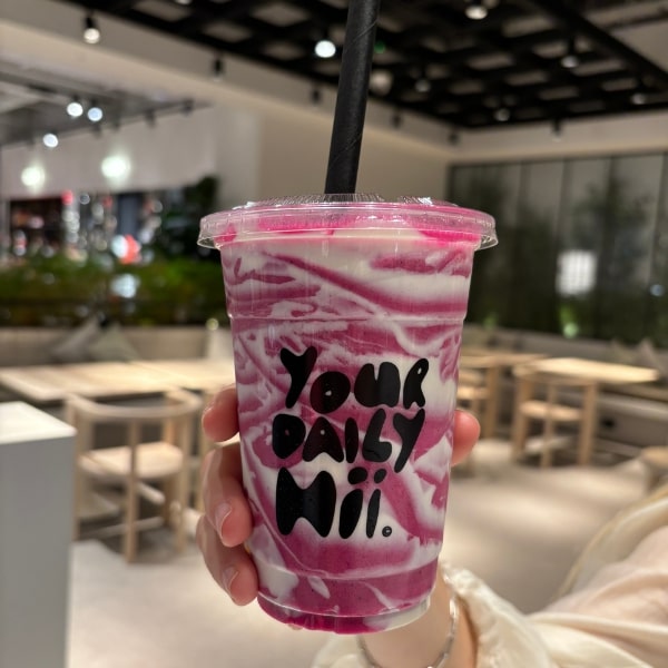 Acai drink from hiigrind in meadowhall