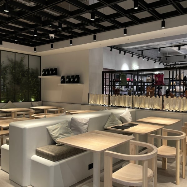 Interior of Hiigrind coffee shop at Meadowhall