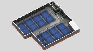 play padel CGI