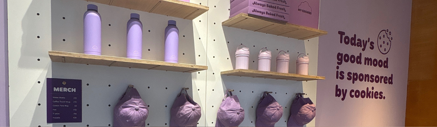 Exterior of MyCookieDough store at Southgate bath