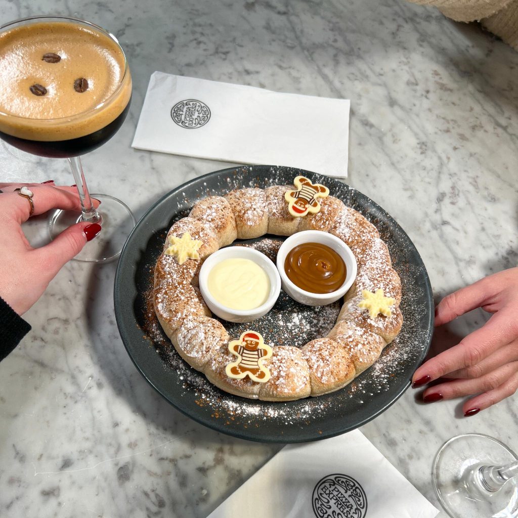 Dough ball wreath